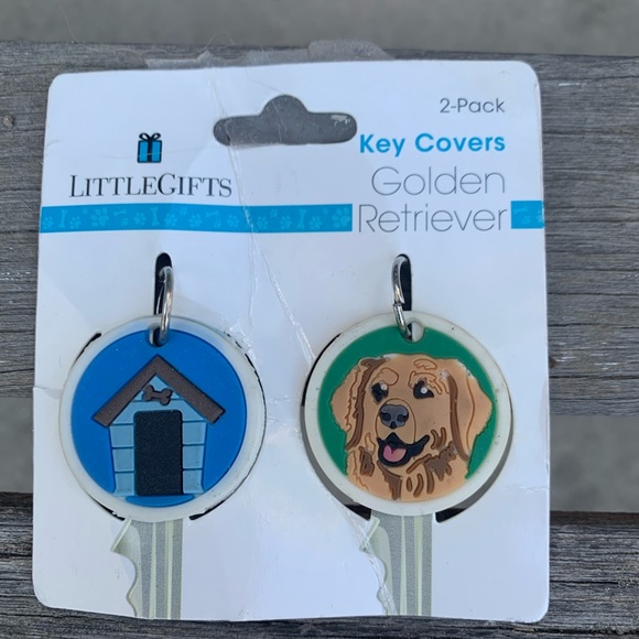 Golden Retriever Dog House key covers set of two - Picture 1 of 4